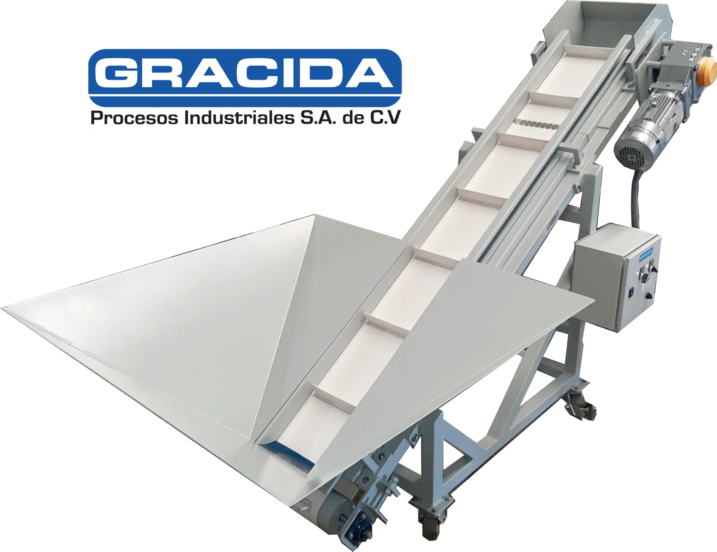 Elevador tipo jirafa para transporte de material
