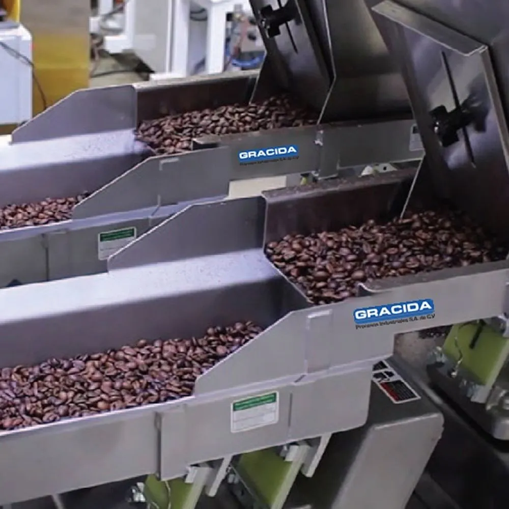 Alimentador vibratorio en la industria alimenticia en México