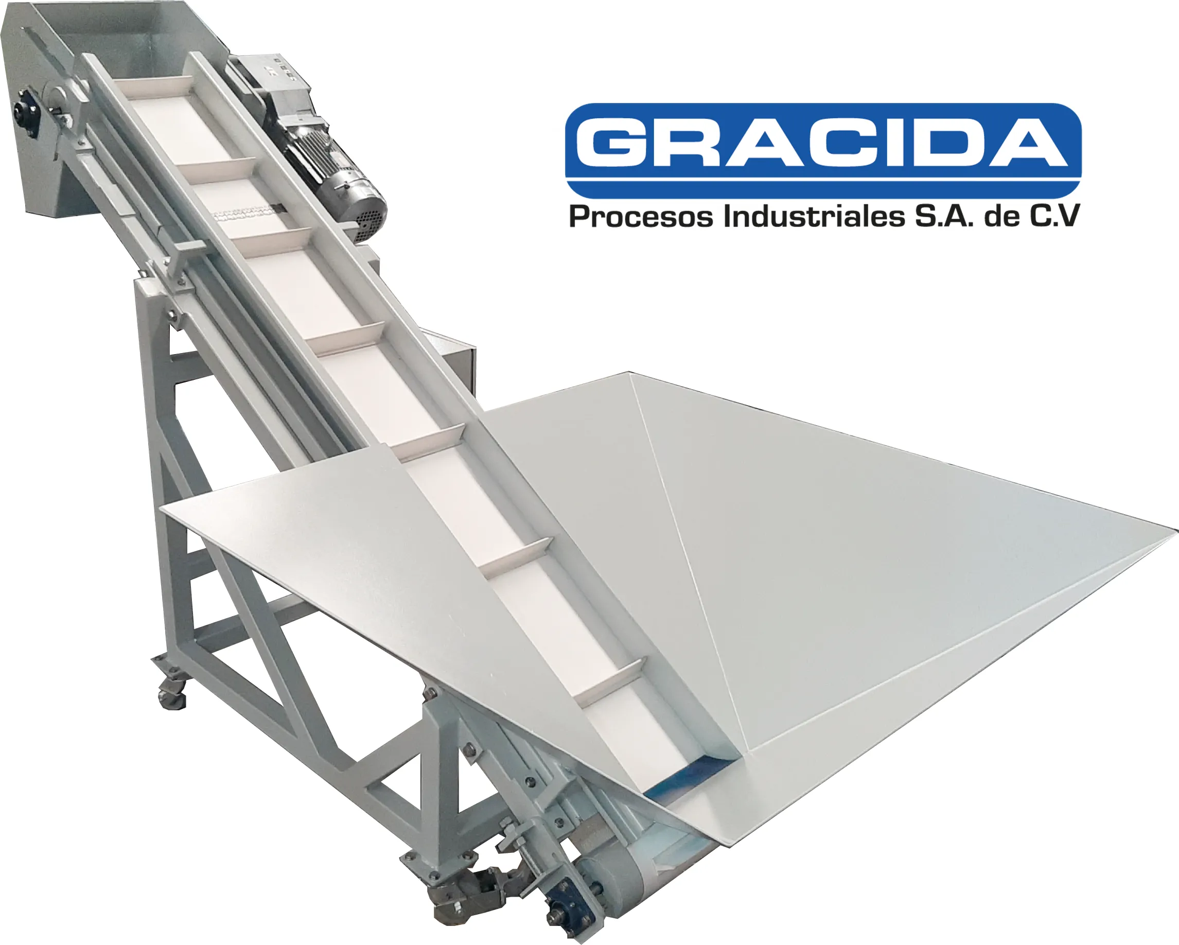 Transportador de banda modular para la industria