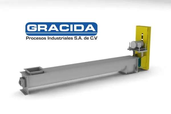 Transportador helicoidal industrial