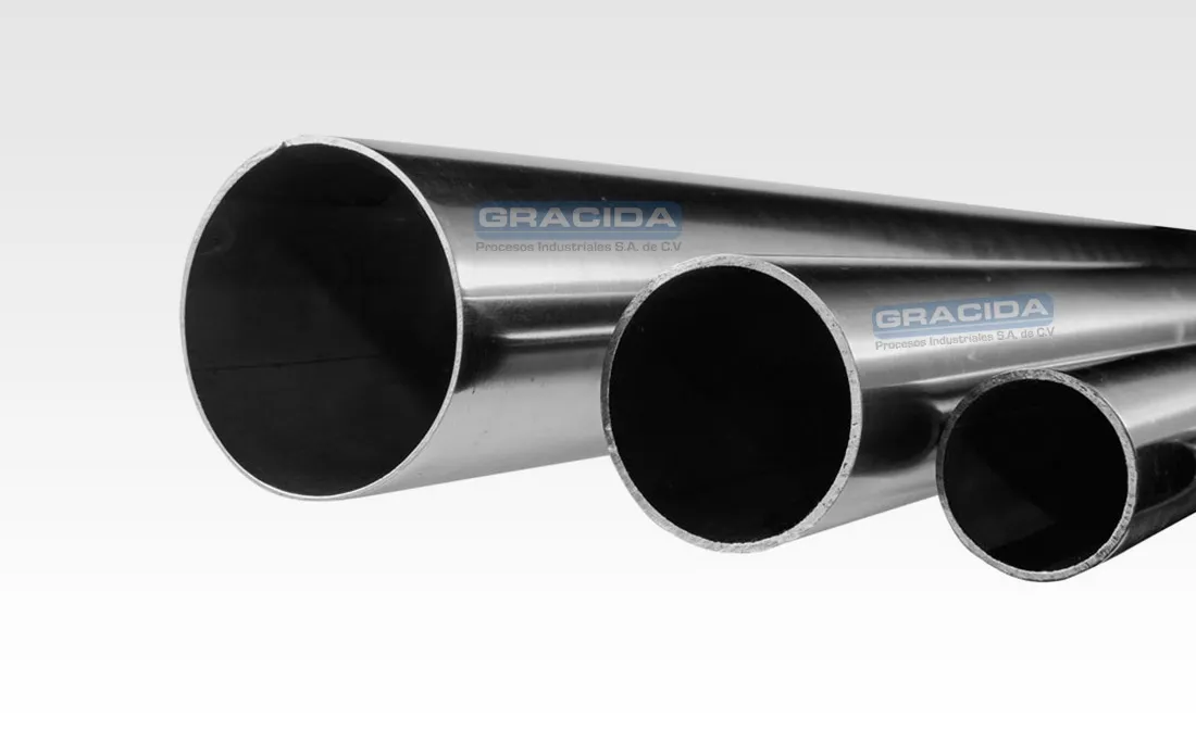 Tubo de acero para transporte neumático